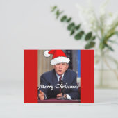 ジョージ・W・ブッシュのクリスマス・ユーモア シーズンポストカード (スタンド正面)