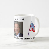 ジョージ・w・ブッシュのマグ コーヒーマグカップ (正面右)