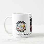 ジョージ・w・ブッシュのマグ コーヒーマグカップ (左)