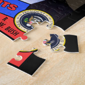 ジョージ・W・ブッシュ野球カード ジグソーパズル (側面)