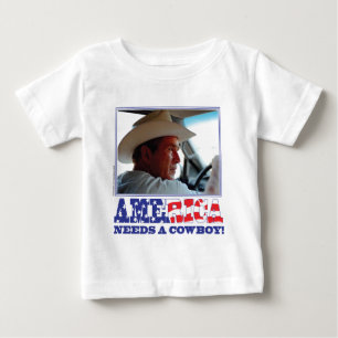 ジョージ・W・ブッシュ - アメリカはカウボーイを必要としている ベビーTシャツ