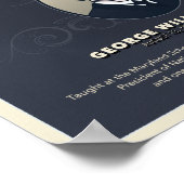 ジョージ・W・ヴェディッツ引用文。ASL教室ポスター。 ポスター (角)