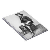 ジョージA. Custer (b/wの写真)大将 ノートブック (右側)