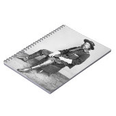 ジョージA. Custer (b/wの写真)大将 ノートブック (左側)