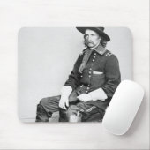 ジョージA. Custer (b/wの写真)大将 マウスパッド (マウス)