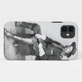 ジョージA. Custer (b/wの写真)大将 Case-Mate iPhoneケース (裏面(横))