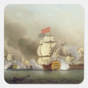 ジョージAnson's海軍中将(1697-1762年の)勝利者 スクエアシール