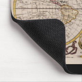 ジョージAugustus Baldwyn著世界の1782地図 マウスパッド (コーナー)