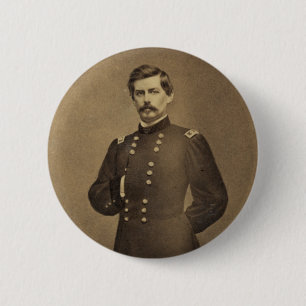 ジョージB McClellanアメリカ南北戦争大将 缶バッジ