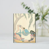 ジョージBarbier 1913年著水 ポストカード (スタンド正面)