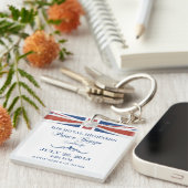 ジョージCommemorative Keychain王室のなベビーの王子 キーホルダー (正面右)