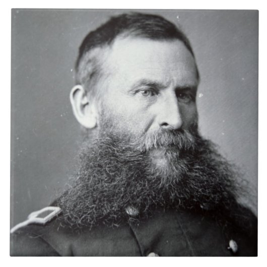 ジョージCrook (b/wの写真)大将 タイル (正面)