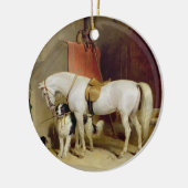 ジョージFavourites (キャンバスの油)王子の セラミックオーナメント (左)