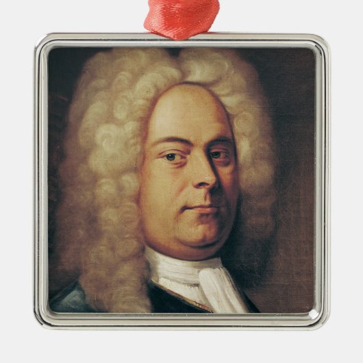 ジョージFrederick Handel メタルオーナメント (正面)
