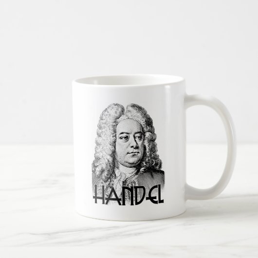 ジョージFrideric Handel コーヒーマグカップ (右)