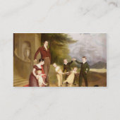 ジョージGranville Leveson-Gowerおよび彼ののポートレート 名刺 (裏面)