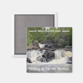 ジョージH.クロスビーマニトゥート州パークマグネット マグネット (正面/裏面)