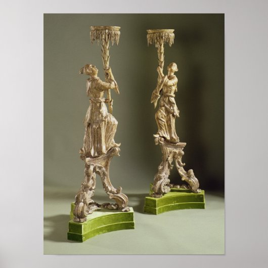 ジョージIIチノワセリー魚雷， c.1750 ポスター (正面)