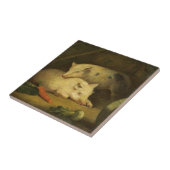 ジョージMorland著ブタ タイル (側面)