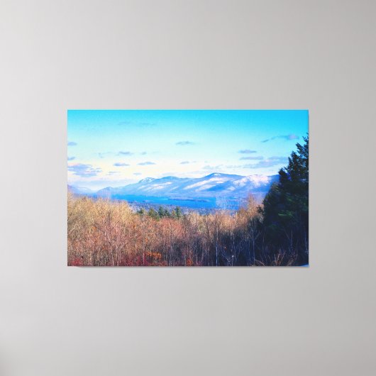 ジョージNY湖 キャンバスプリント (正面)