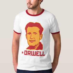 ジョージOrwellのポートレートのTシャツ Tシャツ