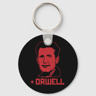 ジョージOrwellのポートレートKeychain キーホルダー