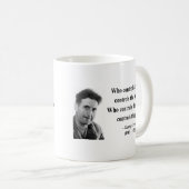 ジョージOrwellの引用文2b コーヒーマグカップ (正面右)
