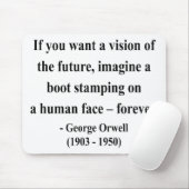 ジョージOrwellの引用文9a マウスパッド (マウス)