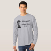 ジョージOrwellの引用文9b Tシャツ (正面フル)