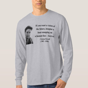ジョージOrwellの引用文9b Tシャツ
