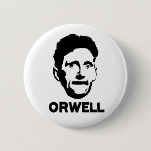 ジョージOrwell 缶バッジ