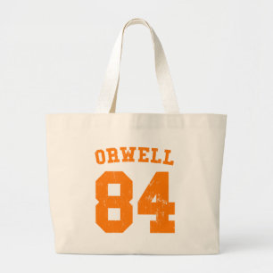 ジョージOrwell 1984年のジャージーのトートバック ラージトートバッグ