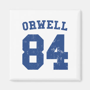 ジョージOrwell 1984年のジャージーの磁石 マグネット