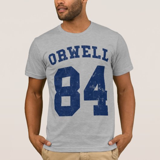 ジョージOrwell 1984年のジャージーのTシャツ Tシャツ (正面)