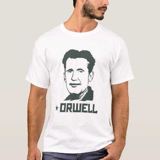 ジョージOrwell 84 1984年のjersey Tシャツ (正面)
