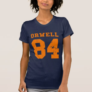 ジョージOrwell 84 1984年のjersey Tシャツ