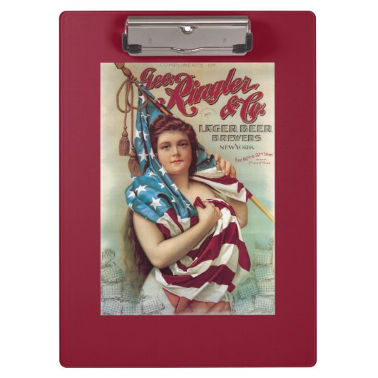 ジョージRingler及びCO.ビールポスター クリップボード (正面)