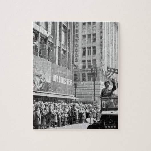 ジョージS. Patton大将のacknowledging_Warイメージ ジグソーパズル (縦)