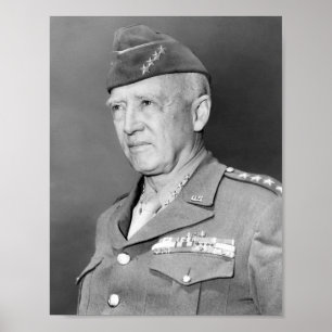ジョージS. Patton Portrait ポスター