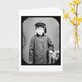 ジョージStowellの銀板写真1855年 カード (黄色い花)