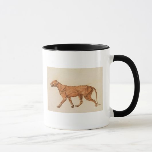 ジョージStubbs |のトラ、側面眺め、取除かれる皮 マグカップ (右)