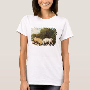 ジョージStubbs の闘牛1786年(パネルの油 Tシャツ