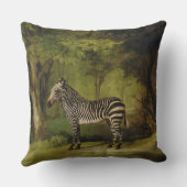 ジョージStubbs |シマウマ1763年(キャンバスの油) クッション (裏面)