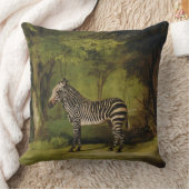 ジョージStubbs |シマウマ1763年(キャンバスの油) クッション (ブランケット)