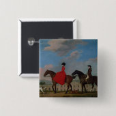 ジョージStubbs |ジョンおよびで乗るSophiaの召集 缶バッジ (正面&裏面)