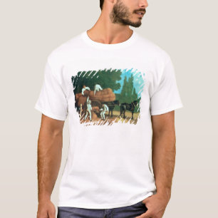 ジョージStubbs 収穫ワゴン Tシャツ