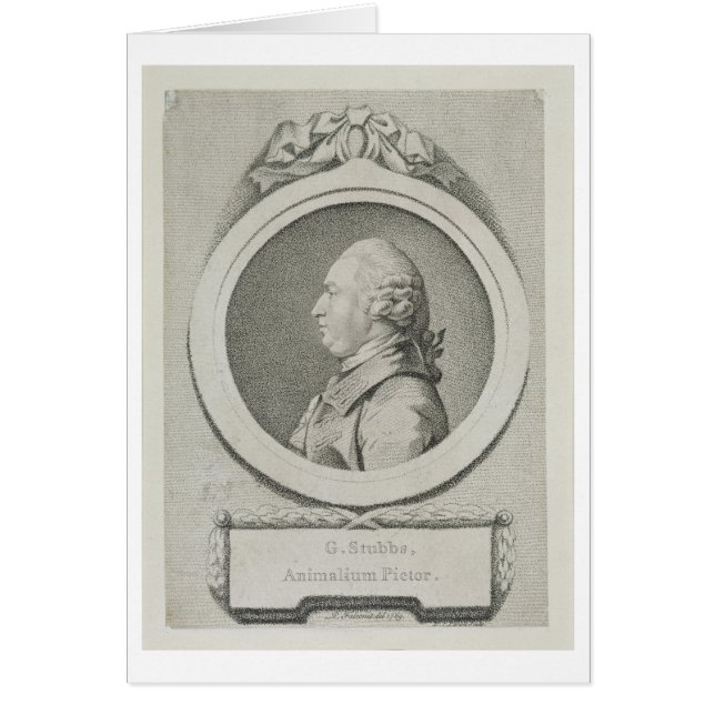 ジョージStubbs (1724-1806年)のポートレートの勉強(ソフト (正面)
