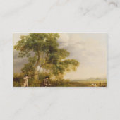 ジョージStubbs | 2人の紳士の撃つこと(油はできます 名刺 (裏面)