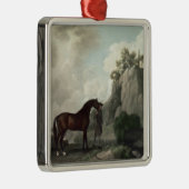 ジョージStubbs | Catoおよび新郎 メタルオーナメント (右)