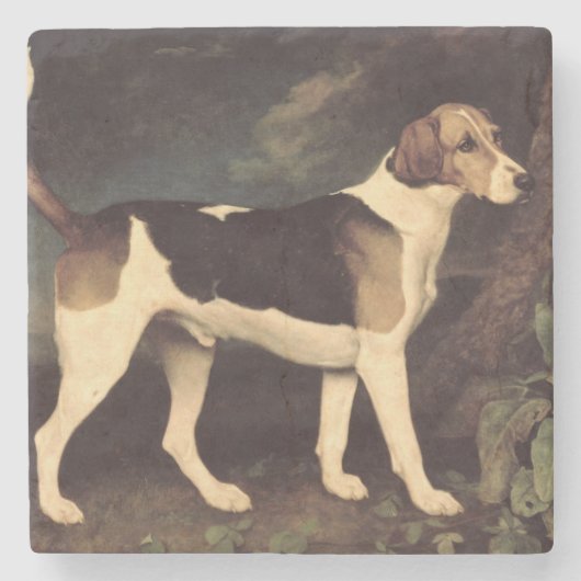 ジョージStubbs | RingwoodのBrocklesbyのFoxhound、1 ストーンコースター (正面)